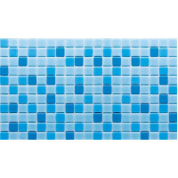 Стъклокерамика микс Син 2.5 х 2.5 см